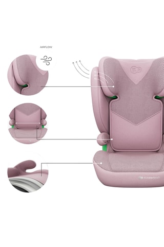 Siège-auto évolutif Junior Fix 2 Plus I-Size - De 3,5 à 12 ans - De 100 à 150 cm - Rose
