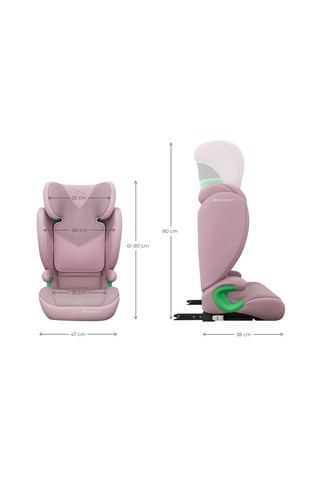 Siège-auto évolutif Junior Fix 2 Plus I-Size - De 3,5 à 12 ans - De 100 à 150 cm - Rose
