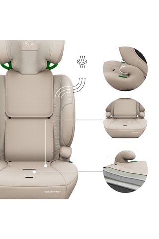 Siège-auto évolutif Comfort Up 2 Plus i-Size - De 15 mois à 12 ans - De 76 à 150 cm - Beige