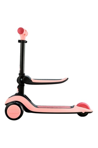 Trottinette Halley Grassland 2-en-1 - Rose et noir - Jusqu'à 20 kg