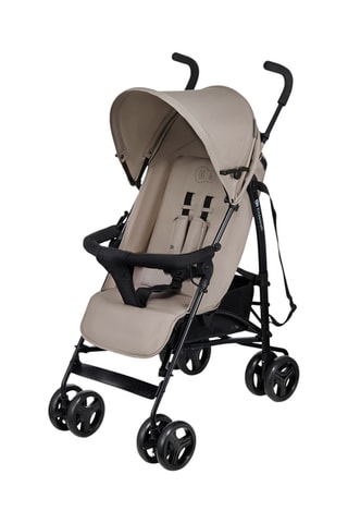 Poussette parapluie Tik  - Dès 6 mois - Jusqu'à 15 kg - Beige et noir