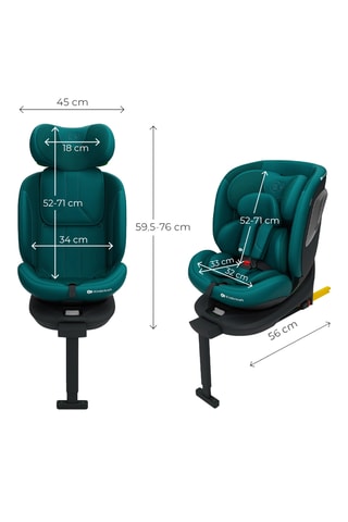 Siège-auto évolutif I-360 2 Plus - De la naissance jusqu'à 12 ans - De 40 à 150 cm - Jusqu'à 36 kg - Vert