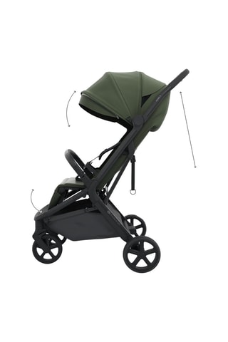 Poussette Nubi 3  - Dès la naissance - Jusqu'à 22 kg - Vert