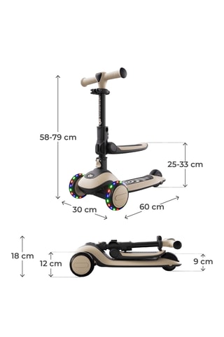 Trottinette 2-en-1 Halley 2 - Dès 12 mois - Jusqu'à 50 kg