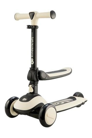 Trottinette Halley 2-en-1 - Blanc et noir - Dès 1 an - Jusqu'à 20 kg