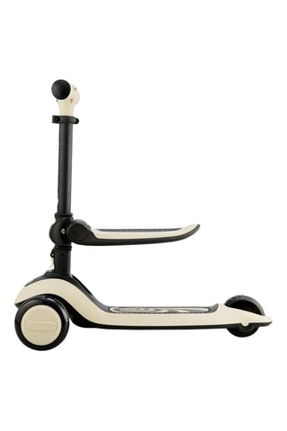 Trottinette Halley 2-en-1 - Blanc et noir - Dès 1 an - Jusqu'à 20 kg