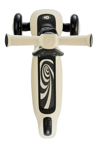 Trottinette Halley 2-en-1 - Blanc et noir - Dès 1 an - Jusqu'à 20 kg