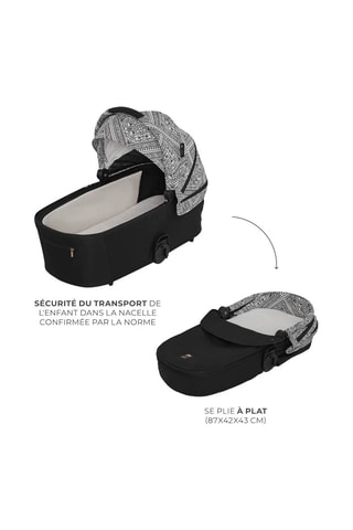 Poussette + accessoires Nea 2  - Dès la naissance - Jusqu'à 27 kg - Noir