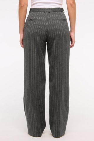 Broek Hoge Taille Wide Legs - Zwart