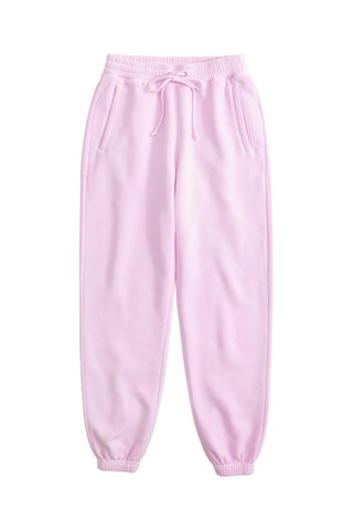 Fleece Joggingbroek Hoge Taille - Roze
