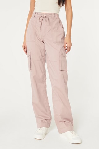 Cargobroek Hoge Taille - Roze