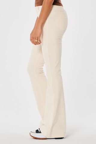 Flare Broek Hoge Taille - Ecru