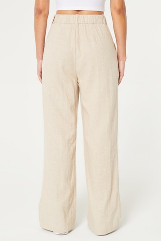 Linnen Broek Wide Legs - Ecru