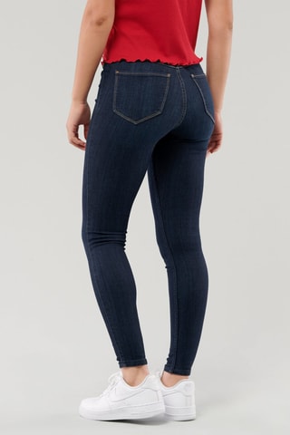 Jeans Hoge Taille - Nachtblauw