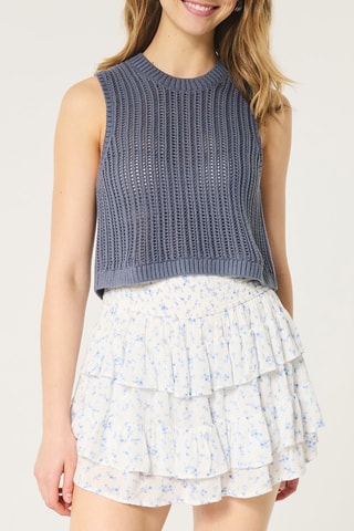 Top - Marineblauw