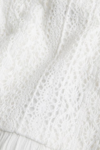 Vestido evasé - Blanco