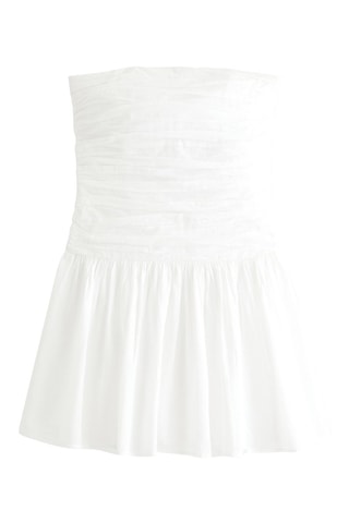Vestido bustier - Blanco