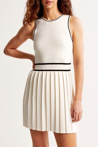 Vestido recto - Crudo