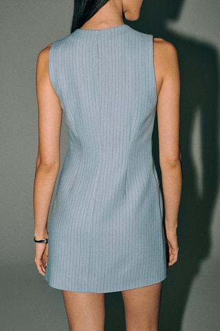 Vestido recto - Celeste