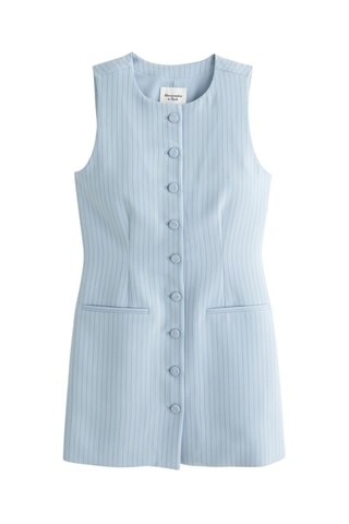Vestido recto - Celeste
