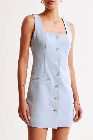 Vestido recto - Celeste