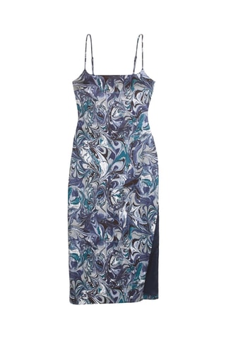 Vestido recto - Azul marino