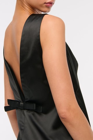 Vestido recto - Negro