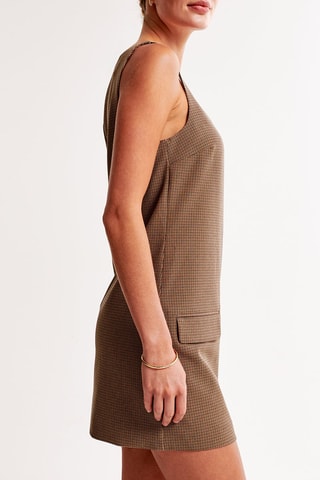 Vestido recto - Marrón