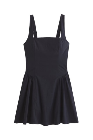 Vestido evasé - Negro