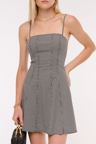 Vestido evasé - Negro