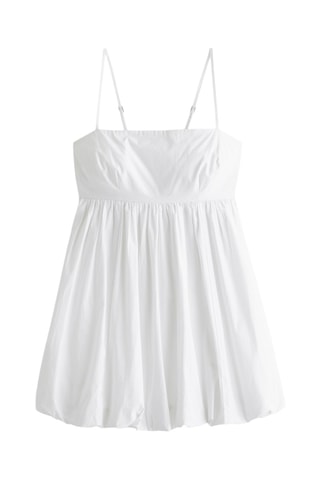 Vestido globo - Blanco