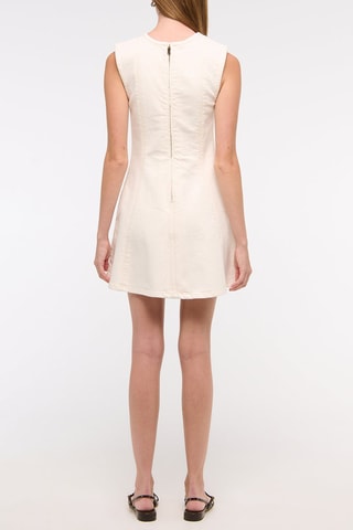 Vestido evasé - Crudo