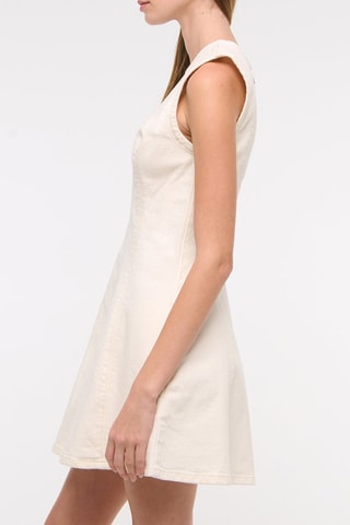 Vestido evasé - Crudo