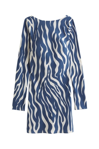 Vestido recto - Azul marino