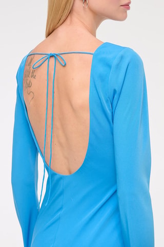 Vestido recto - Azul