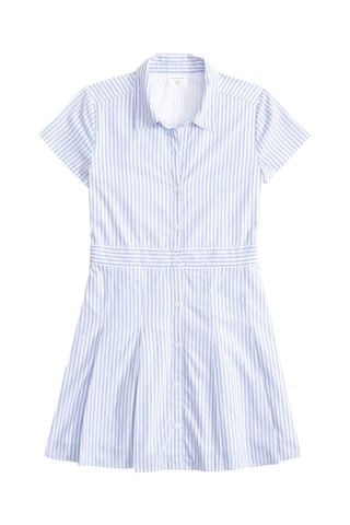 Vestido camisero - Azul y blanco
