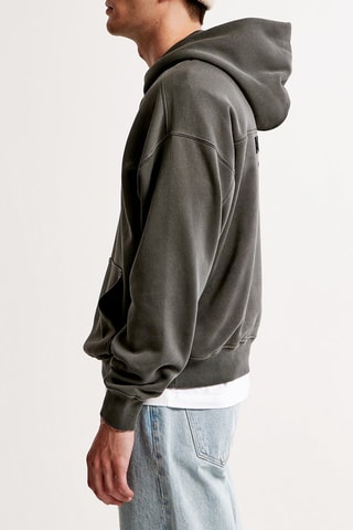 Sudadera polar con capucha - Verde