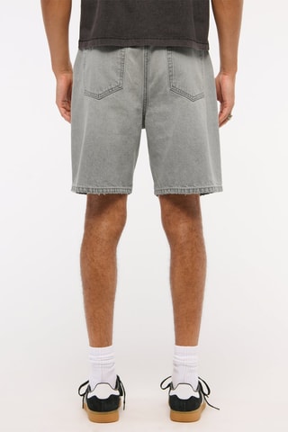 Spijkershort Loose - Lichtgrijs 