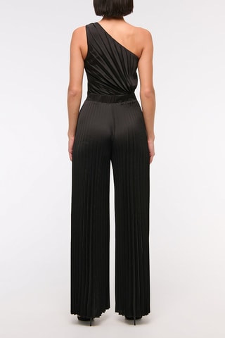 Asymmetrische Jumpsuit - Zwart