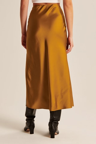 Midirok Hoge Taille - Mosterdgeel