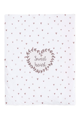 Minicuna de colecho de haya, nórdico y protector de cuna Sweet Heart - Hasta 9 meses - 15 kg - Multicolor