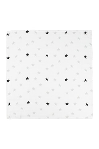 3 muselinas Cloé B, Fox & Clouds - 60 x 60 cm - Multicolor