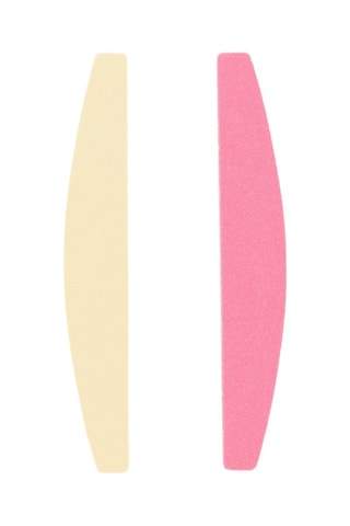 2 lime unghie - Rosa e giallo