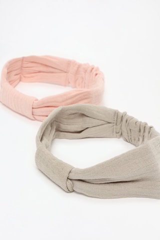 2 fasce - Taupe e rosa