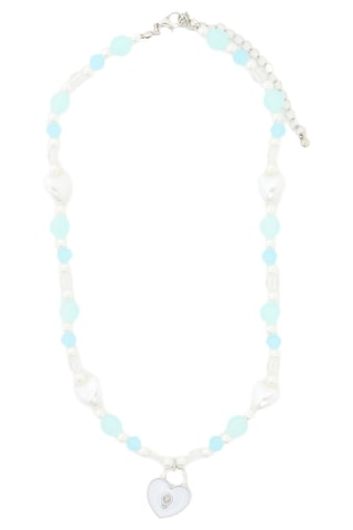 Collana - Bianco e blu