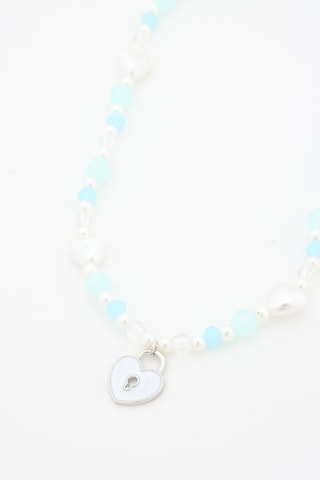 Collana - Bianco e blu