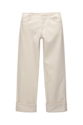 Pantaloni relaxed - Ecrù