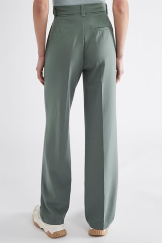 Pantaloni straight - Verde