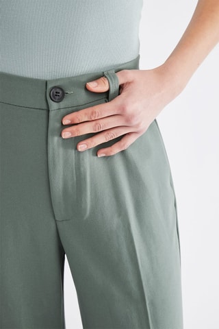 Pantaloni straight - Verde