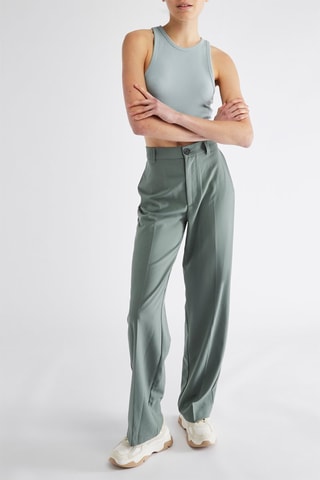 Pantaloni straight - Verde